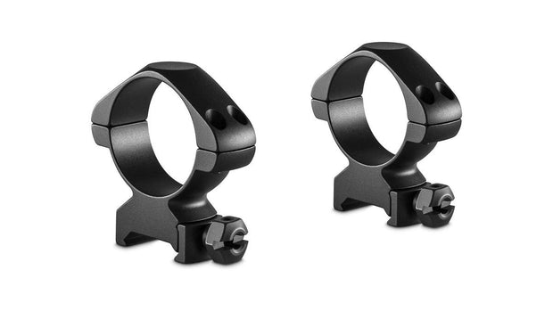 Hawke Precision Steel Ring Mounts ~ 34mm, Low, With Nut Mounts