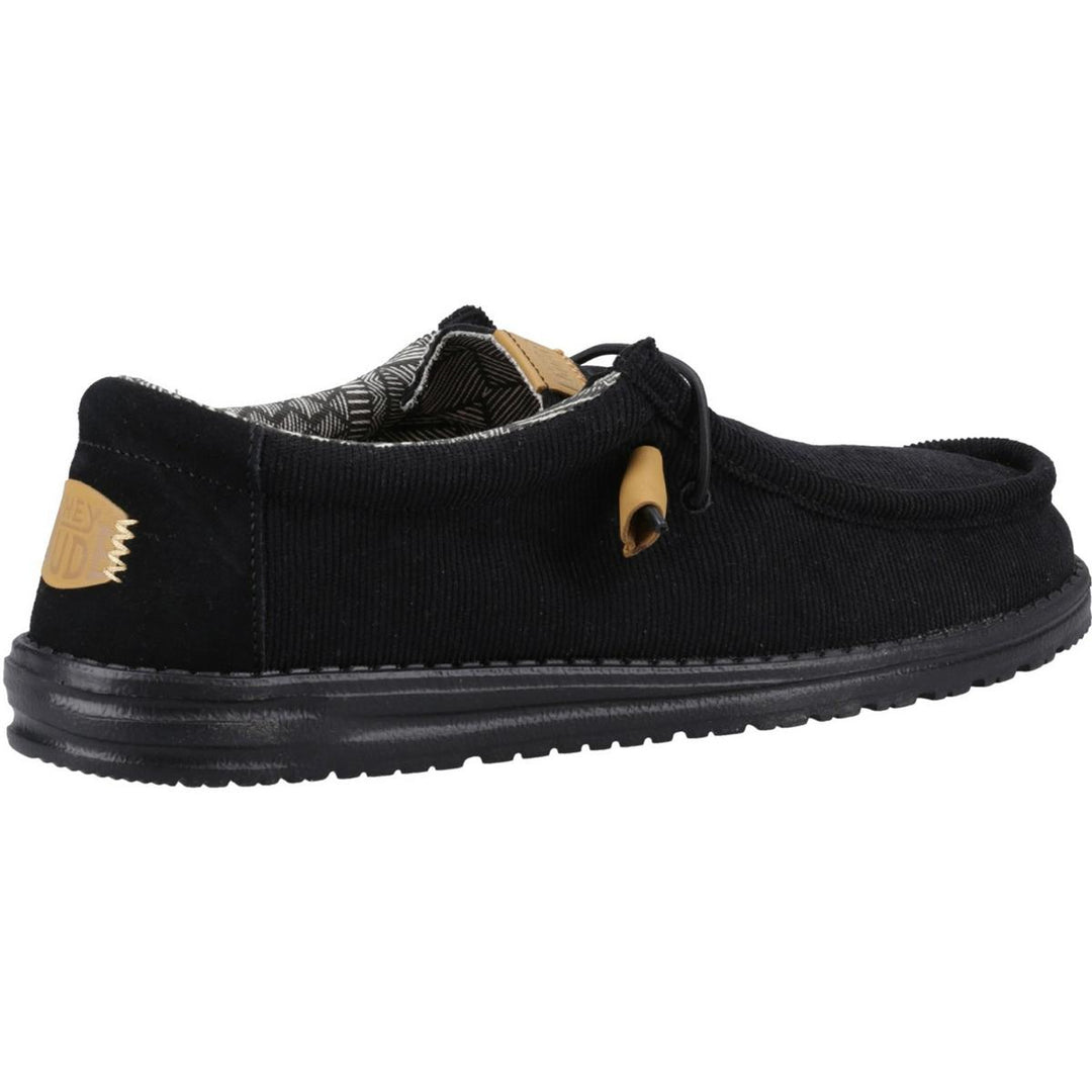 HEYDUDE Wally Corduroy Shoe Black