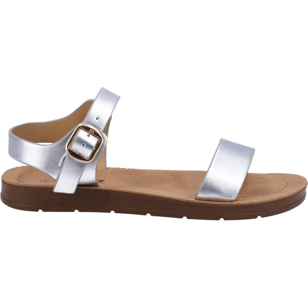 Divaz Geneva Vegan Summer Sandal Silver