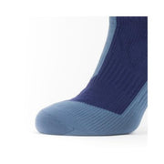 Sealskinz Stanfield Waterproof Extreme Cold Weather Mid Length Sock Navy Blue/Yellow Unisex SOCK