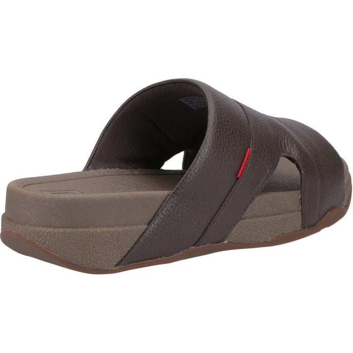 Fitflop Freeway Slide Chocolate Brown