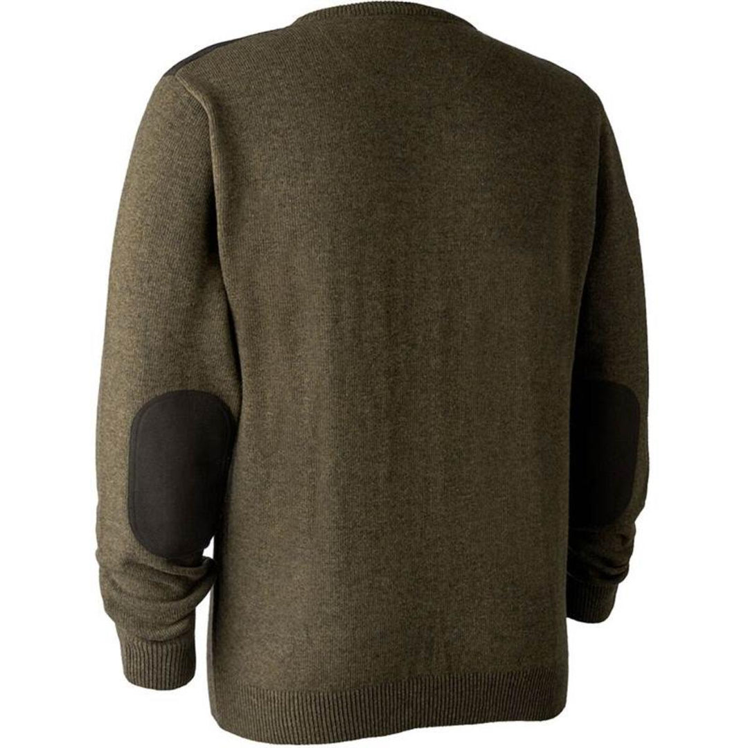 Deerhunter Sheffield Knit w. O-neck Cypress