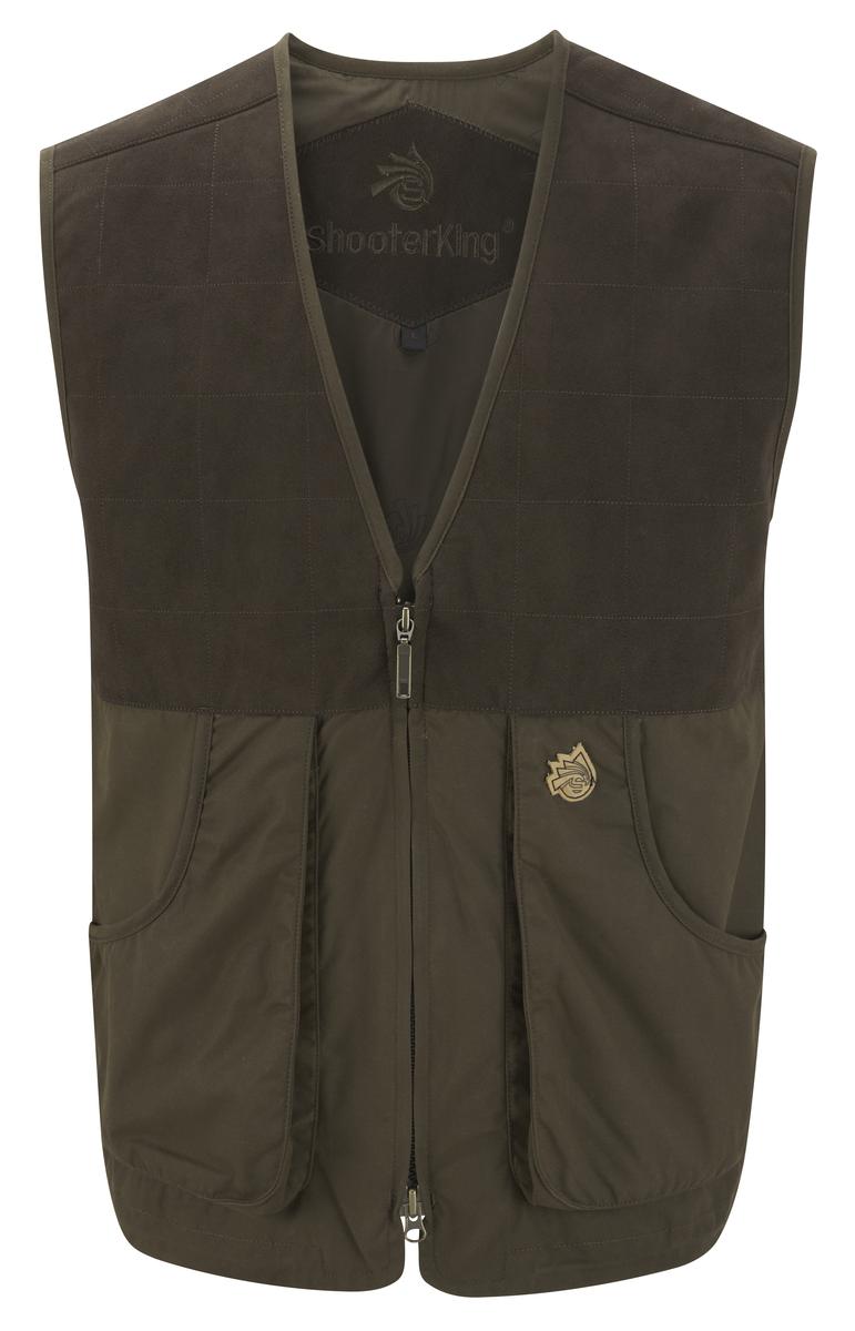 ShooterKing Forest Vest   Dark Olive/Brown