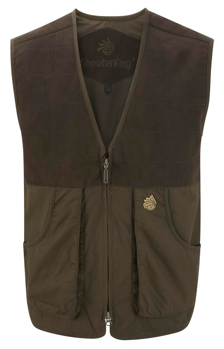 ShooterKing Forest Vest   Dark Olive/Brown