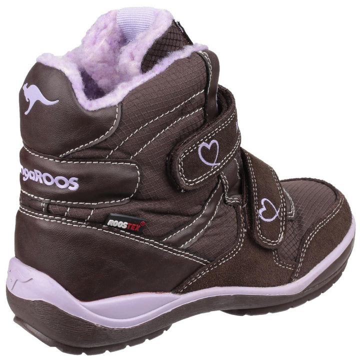 KangaROOS Snow Boot Brown/lime