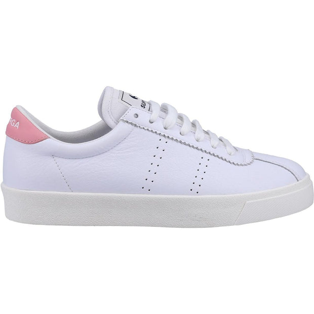 Superga 2843 CLUB S COMFORT Leather Trainer White/Pink