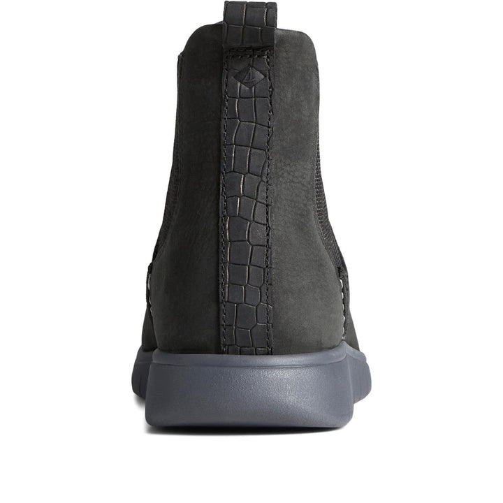 Sperry Coastal Plushwave Chelsea Ankle Boots Black