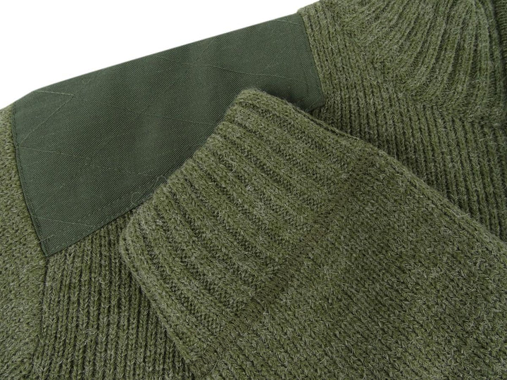 Hoggs of Fife Hebrides Zip Neck Windproof Pullover - Dark Loden