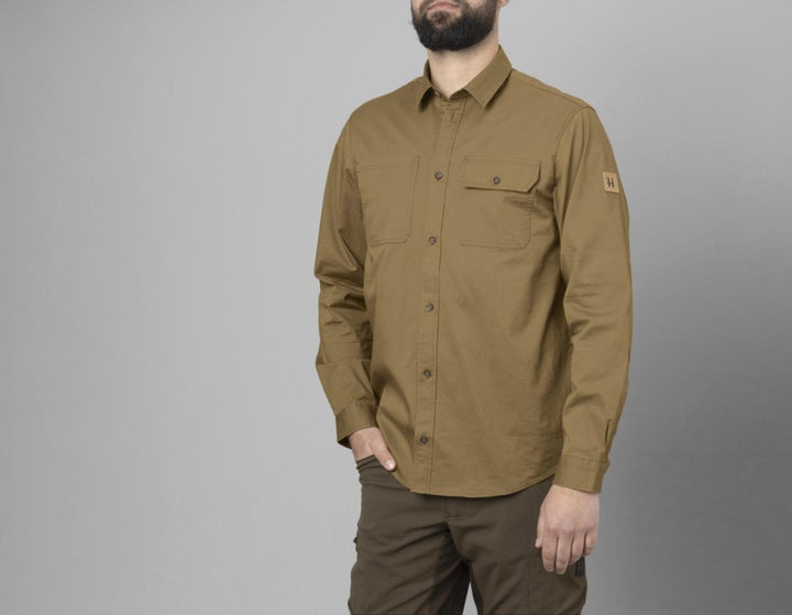 Harkila Trym L/S skjorte Antique sand