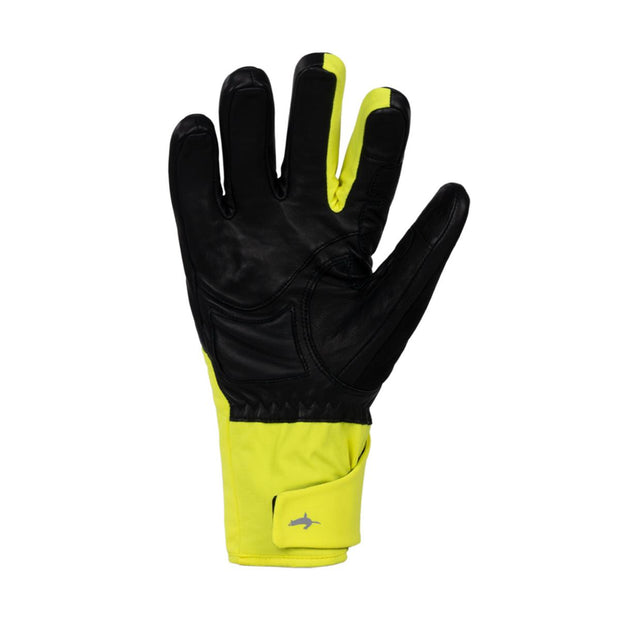 Sealskinz Fring Waterproof Extreme Cold weather Insulated Gauntlet with Fusion Control Neon Yellow/Black Unisex GLOVE