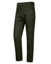 Hoggs of Fife Carrick Stretch Technical Moleskin Jeans Olive