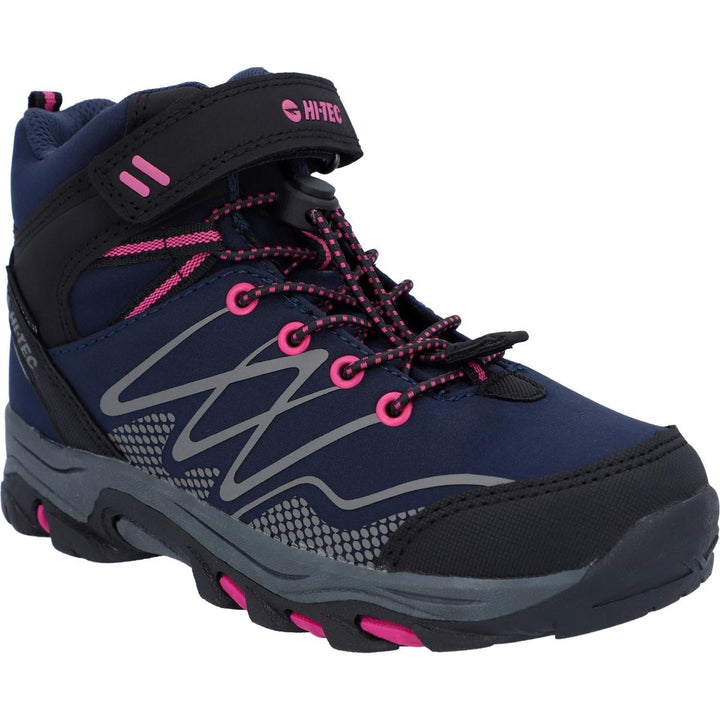Hi-Tec Blackout Mid Boots Navy/Magenta
