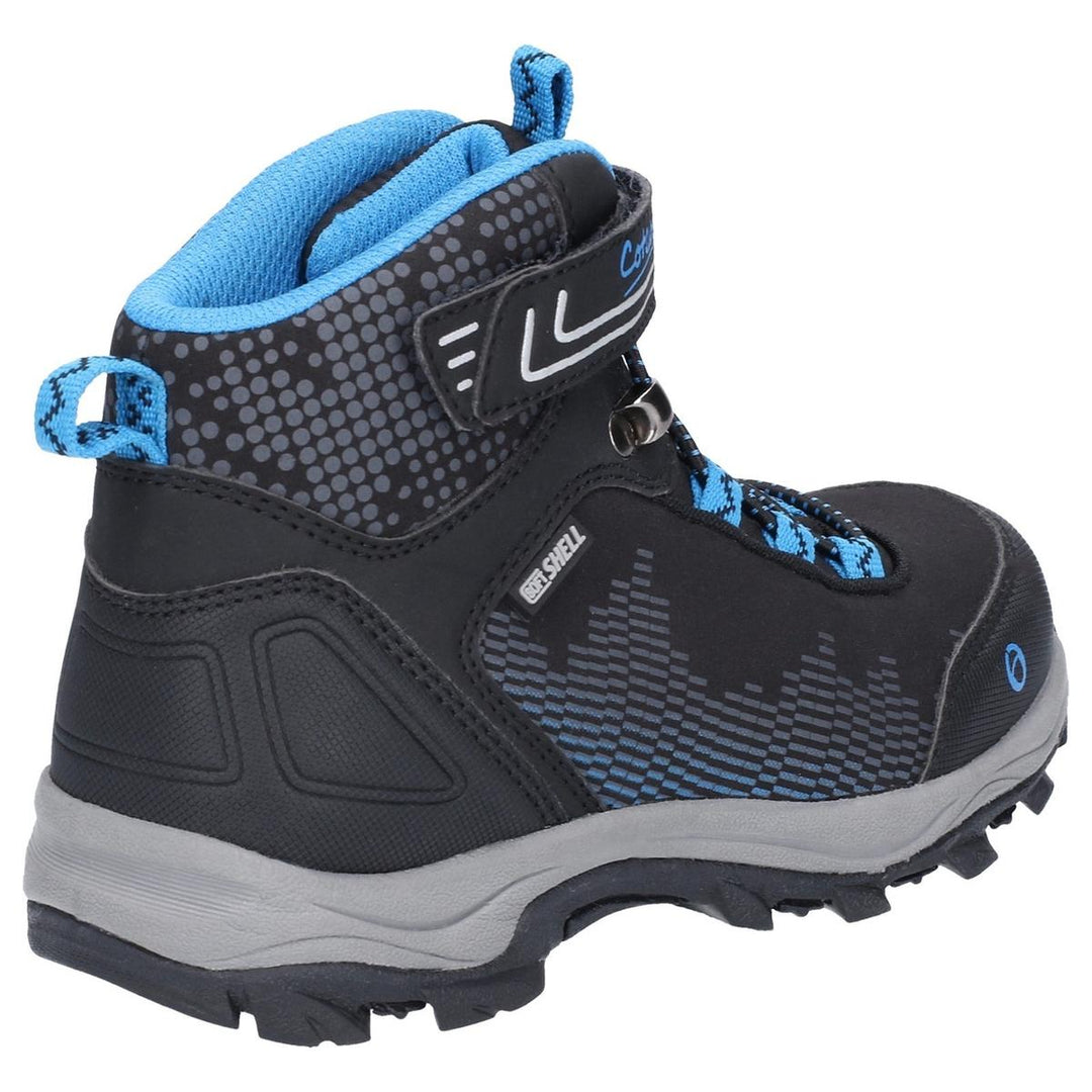 Cotswold Ducklington Touch Fastening Hiking Waterproof Boot Black/Blue