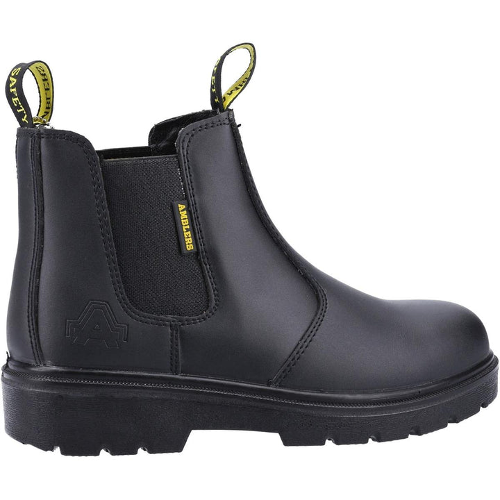 Amblers Safety FS116 Dual Density Pull on Safety Dealer Boot Black