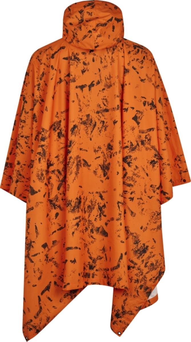 Seeland Taxus Camo rain Poncho InVis orange blaze
