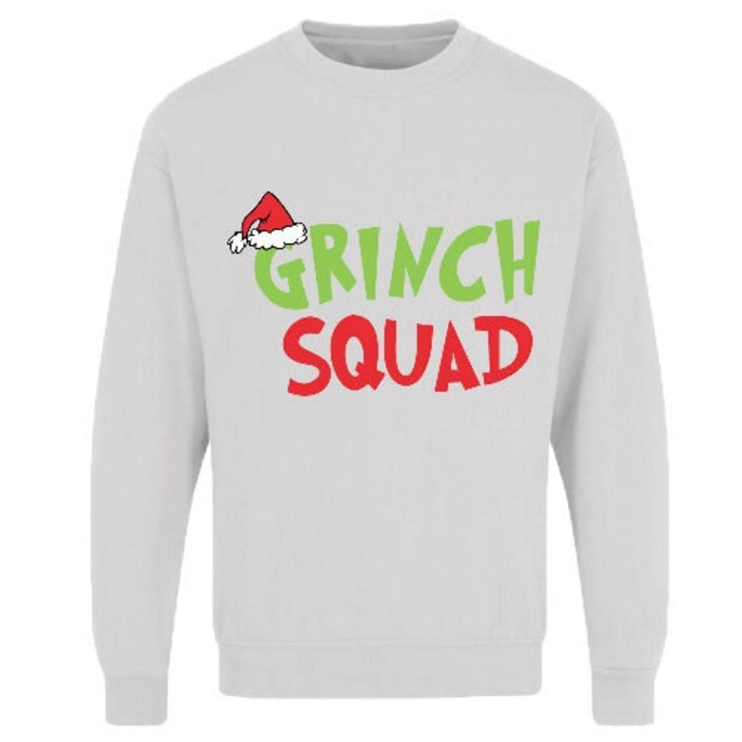 Game Adults Grinch Squad Hate Loathe Entirely Printed Christmas Sweatshirt