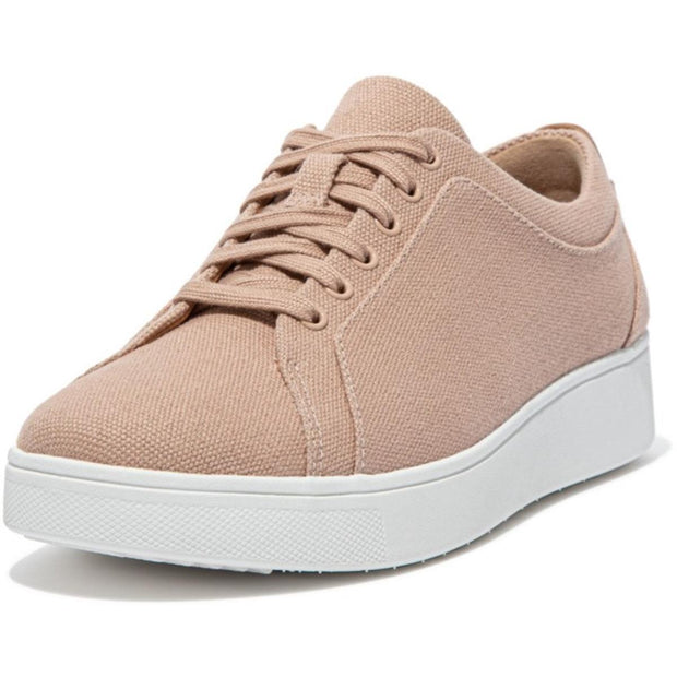 Fit Flop Rally Canvas Trainers Beige