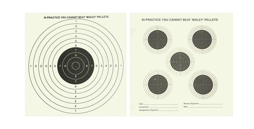 Bisley 14cm Standard Targets Grade 1 Pack Of 1000 Loose