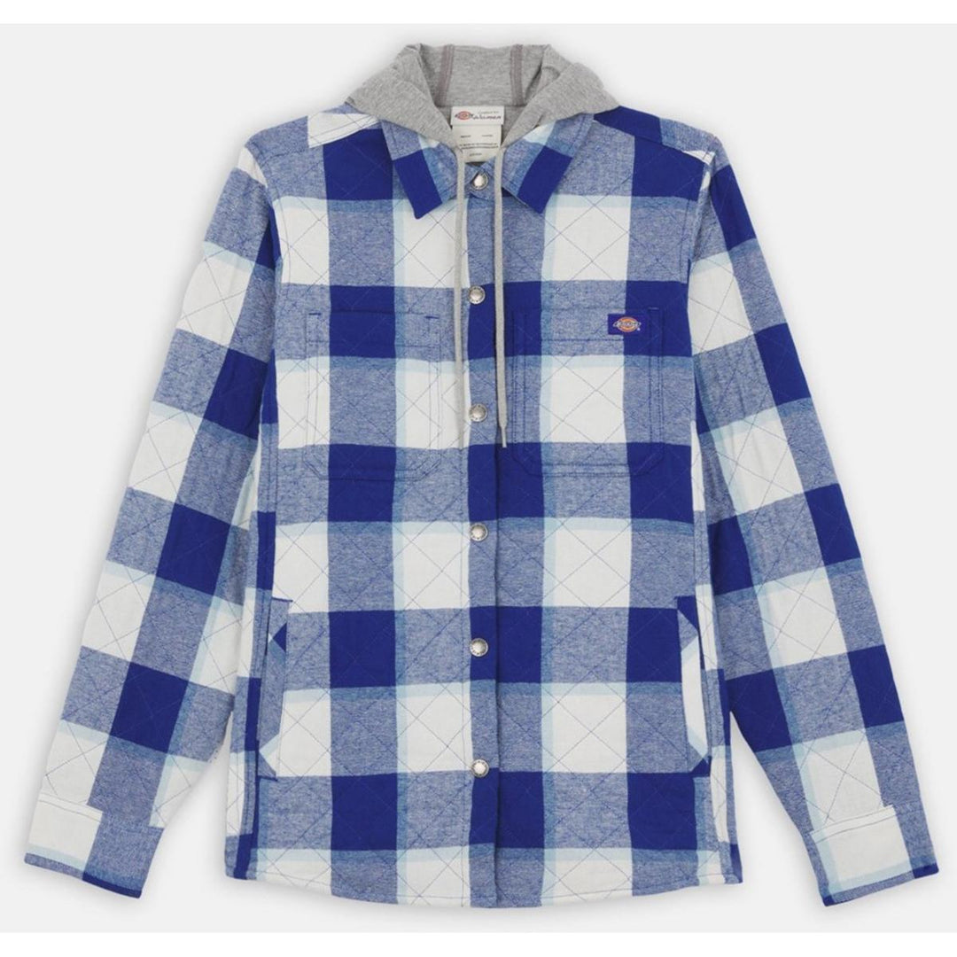 Dickies Flannel Shirt Jacket Surf Blue