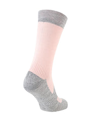 Sealskinz Raynham Waterproof All Weather Mid Length Sock Pink/Grey Marl Unisex SOCK