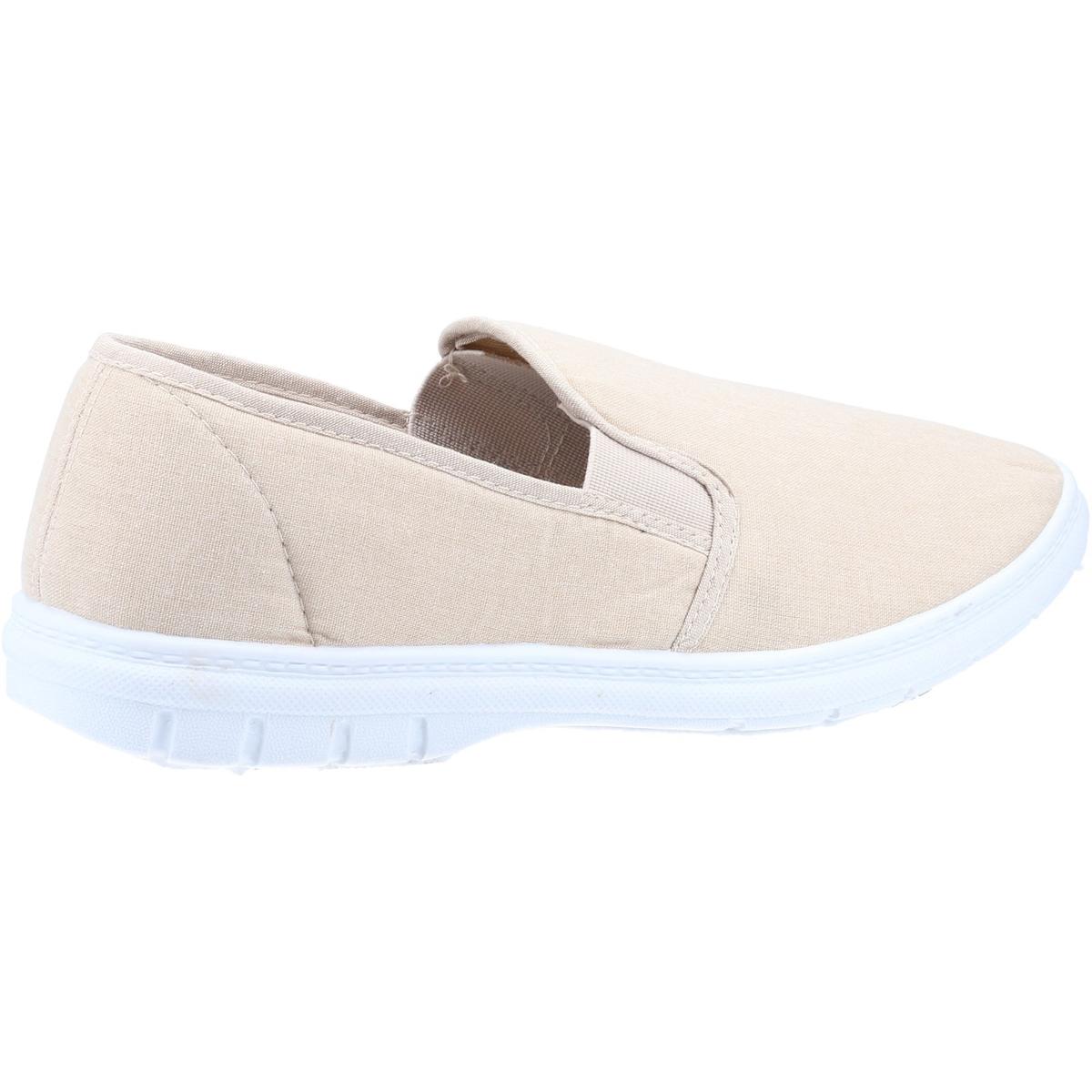 Mirak Tommy Canvas Slip On Shoe Beige – BushWear
