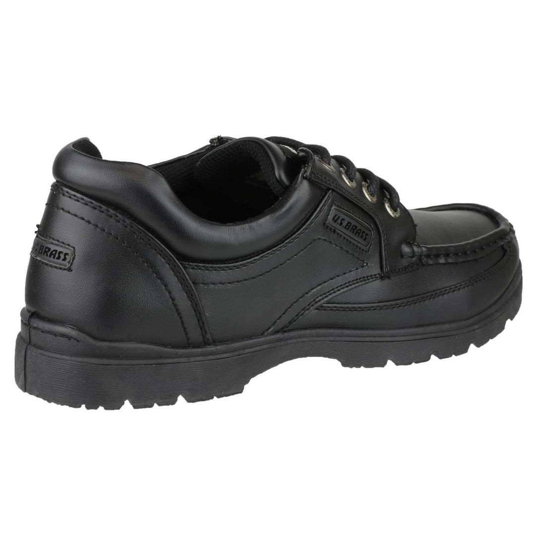Miscellaneous Other US Brass Stubby 2 Boys Back to School Lace Up Shoe Black
