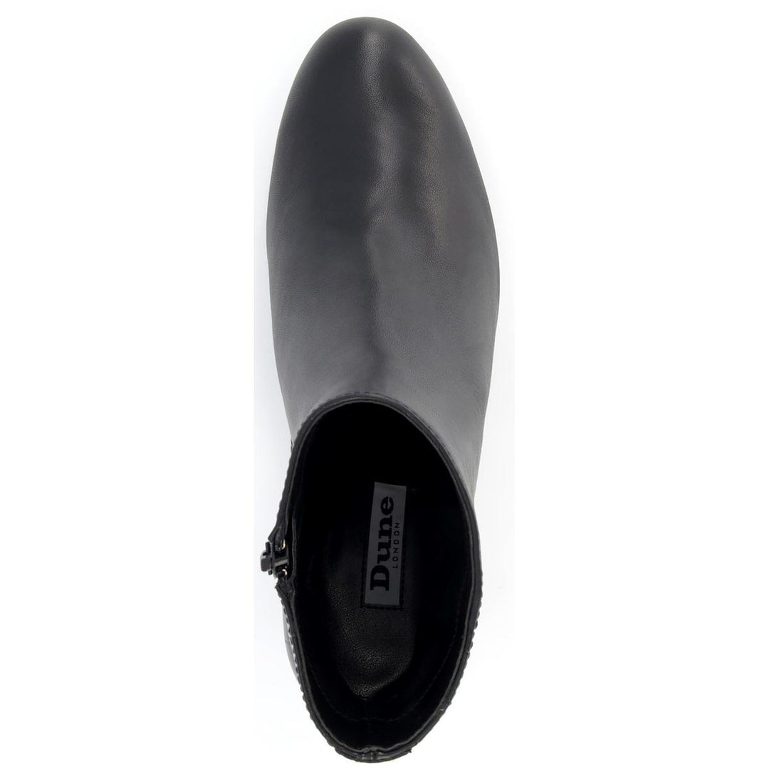 Dune Oleah Ankle Boots Black