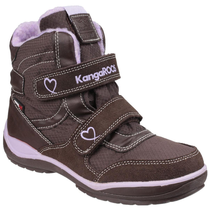 KangaROOS Snow Boot Brown/lime
