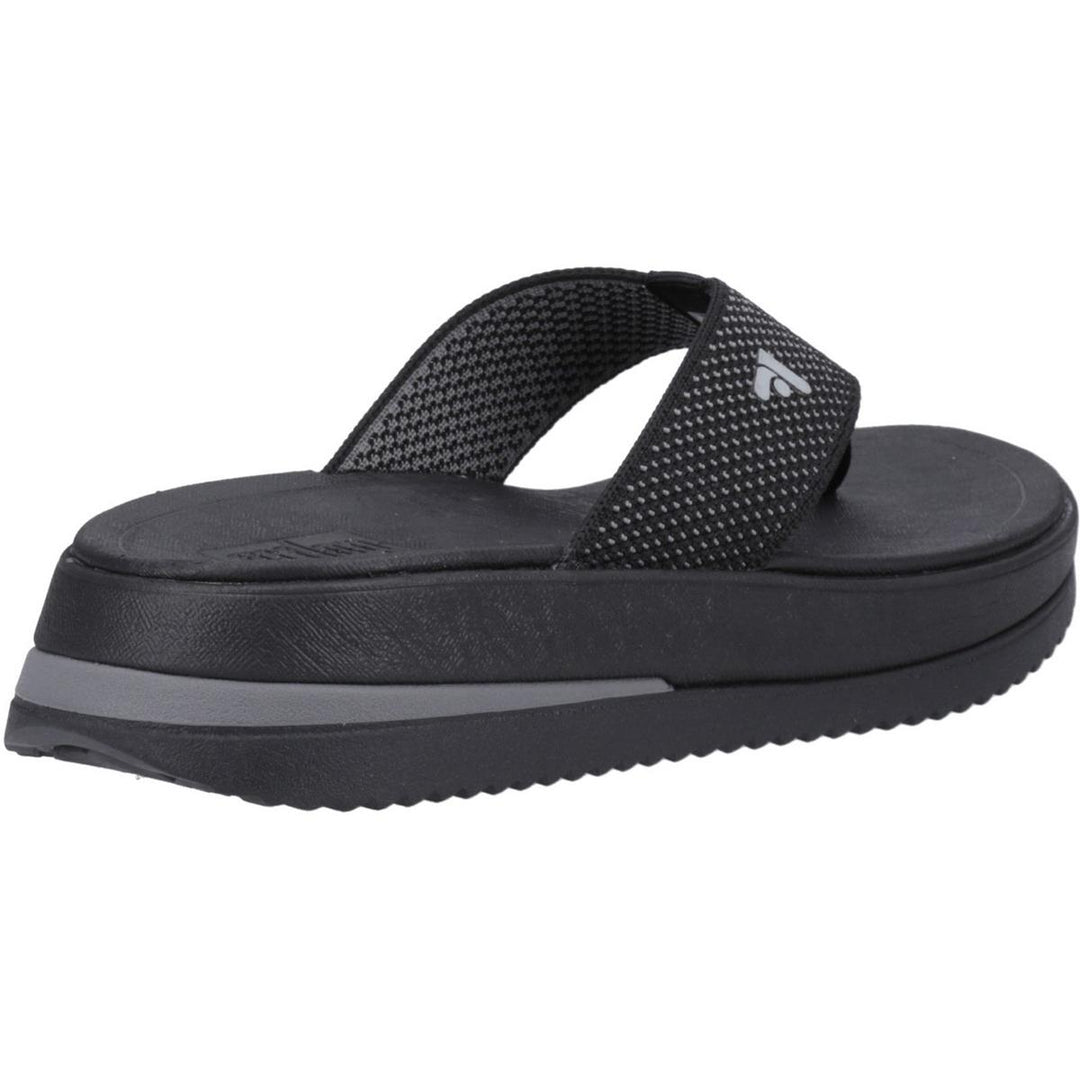 Fitflop Surff Two-tone Toe Post Sandals Black