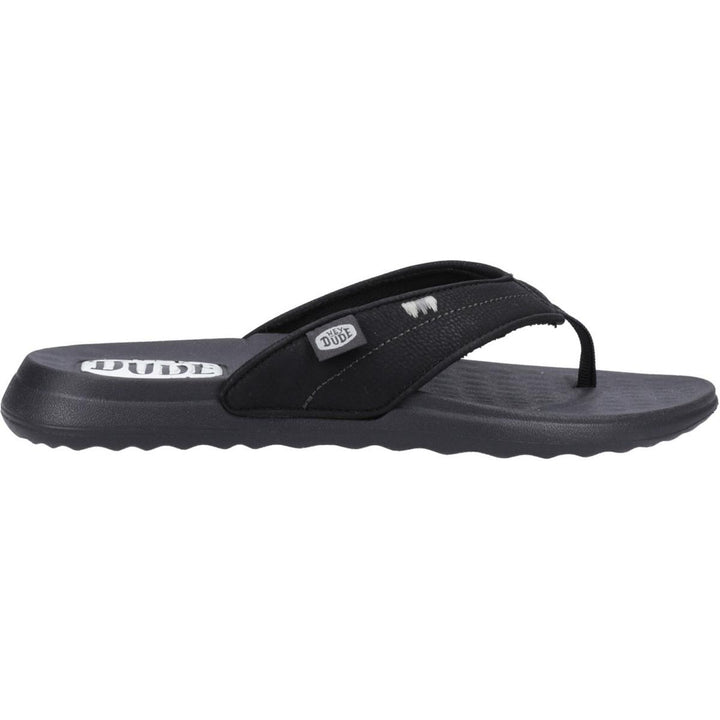 HEYDUDE Christi Flip Classic Sandal Black