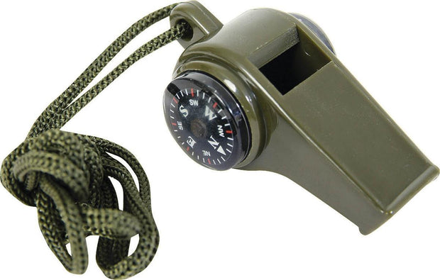 Mil-com 3-in-1 Whistle Green