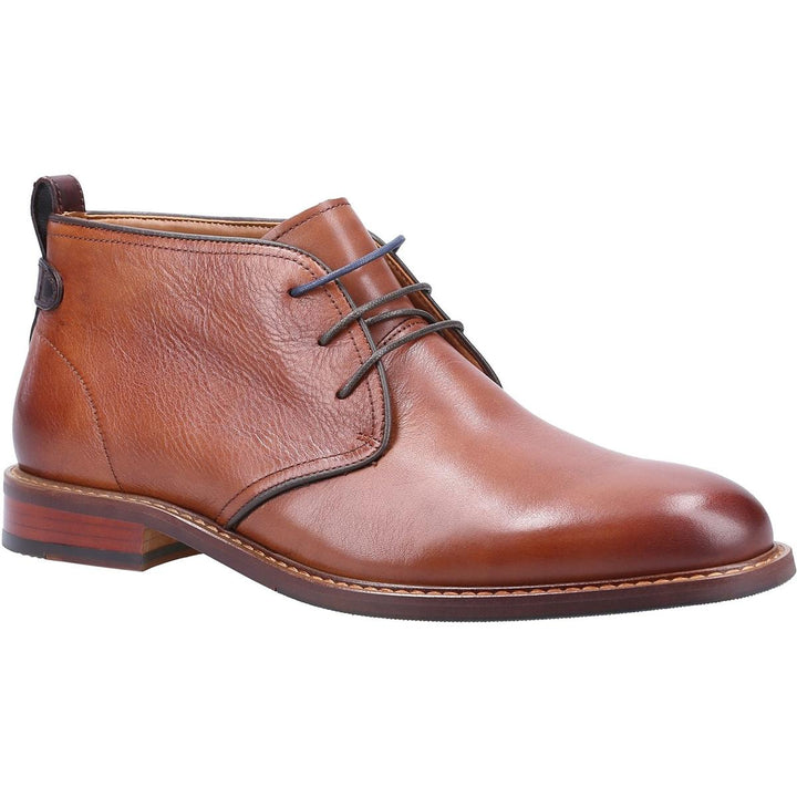Dune Marching Lace Up Chukka Boots Tan