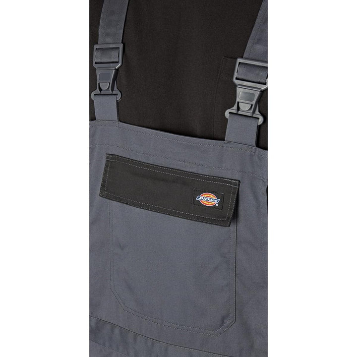 Dickies Everyday Bib and Brace Grey/Black