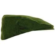 Game Olive Green Moleskin Flat Cap