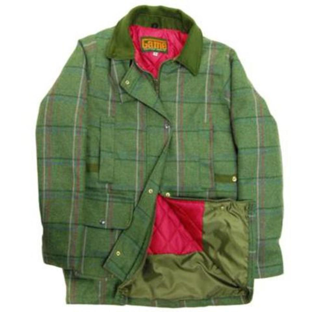 Game Technical Apparel Ladies Game Ruby Check Tweed Jacket