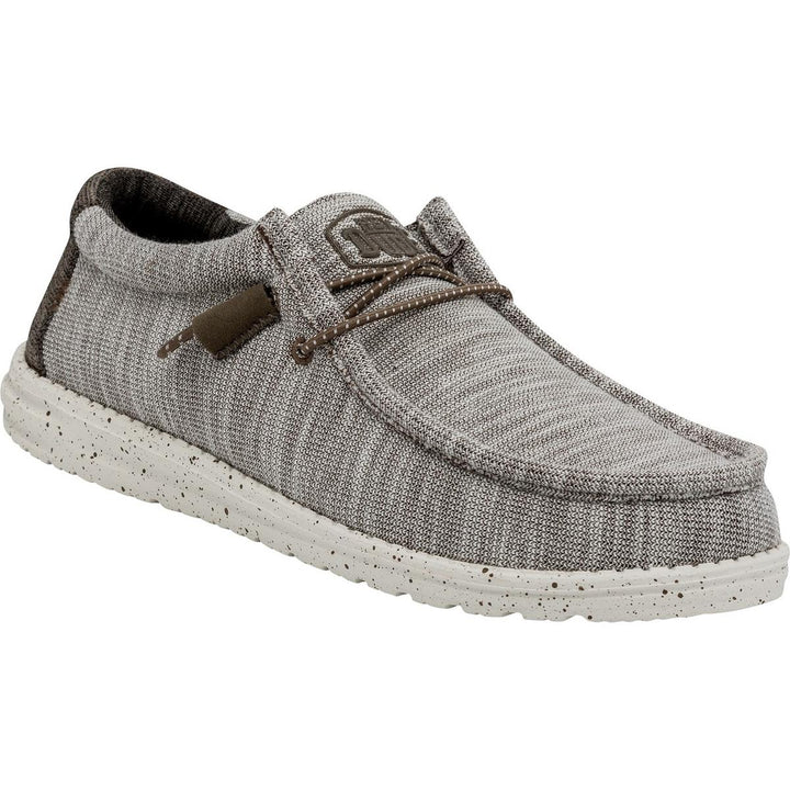 HEYDUDE Wally Stretch Mix Shoe Limestone