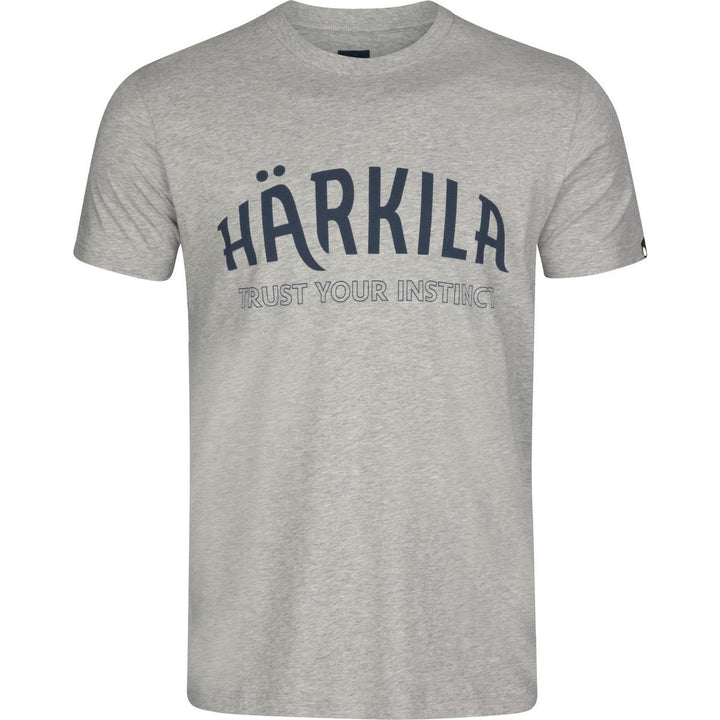 Harkila Modi melange S/S t-shirt Light grey melange