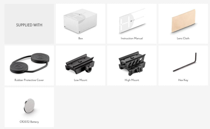 Hawke Endurance RD 1x30 Dual height & QR - Digital Weaver (3moa dot) Telescopic Sights