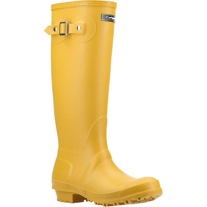 Cotswold Sandringham Buckle Wellington Boot Mustard