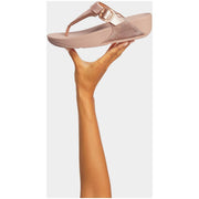 Fitflop Lulu Adjustable Toe Post Sandals Rose Gold