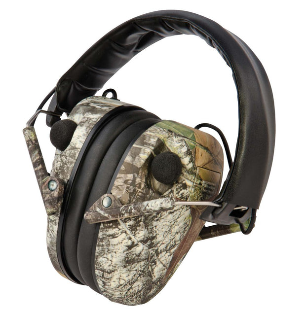 Caldwell E-Max Low Profile Electronic Hearing Protection Mossy Oak Break Up