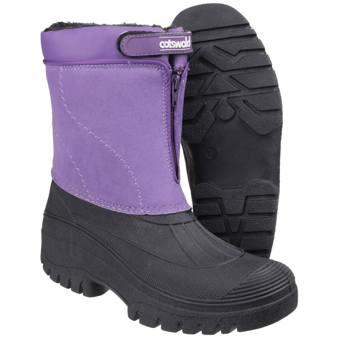 Cotswold Venture Waterproof Winter Boot Purple