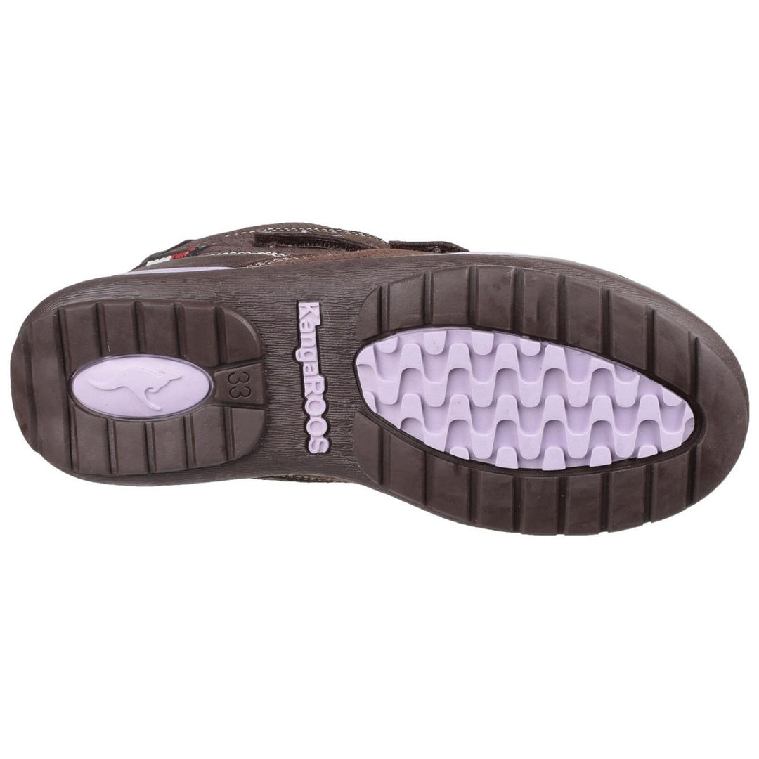 KangaROOS Snow Boot Brown/lime