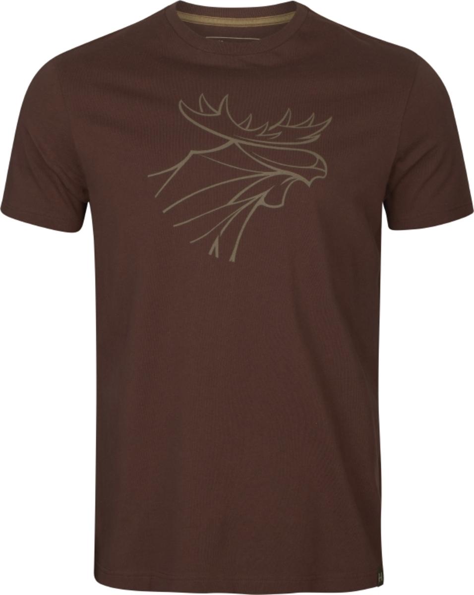 Harkila Härkila graphic t-shirt 2-pack Willow green/Burgundy