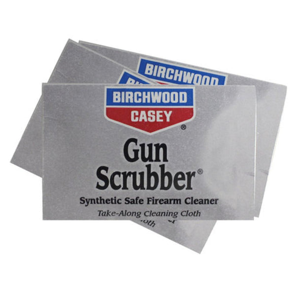 Birchwood Casey Gun Scrubber Firearm Cleaner Take-Alongs 12 wipes