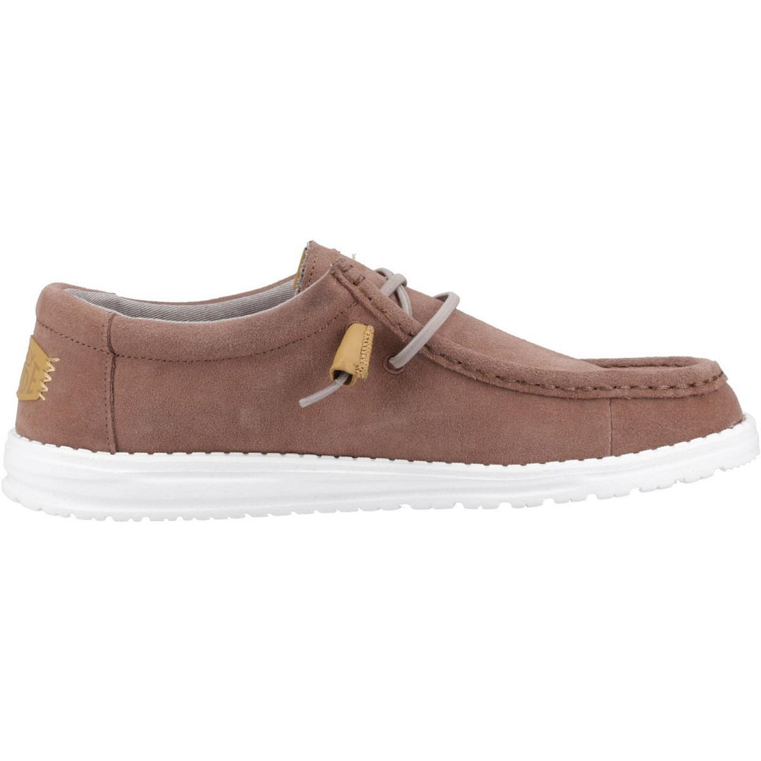 HEYDUDE Wally Craft Suede Shoe Brown