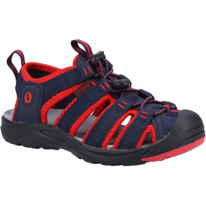 Cotswold Marshfield Recycled Sandal Navy/Red