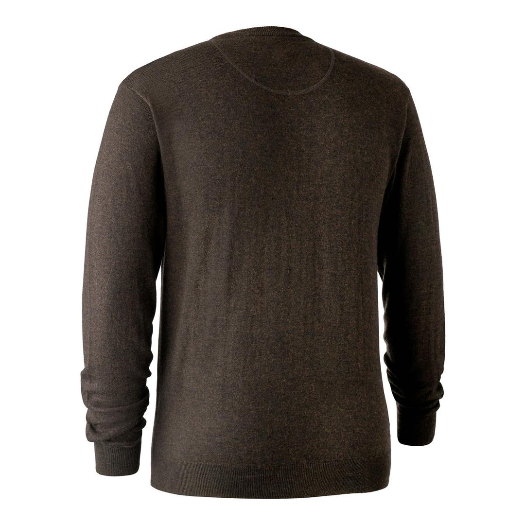 Deerhunter Kingston Knit w. O-neck Dark elm