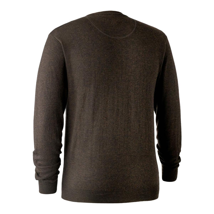 Deerhunter Kingston Knit w. O-neck Dark elm