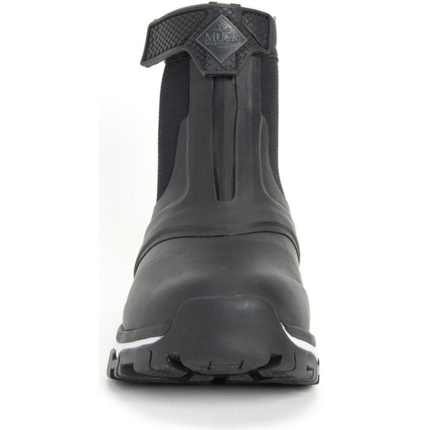 Muck Boots Apex Mid Zip Wellington Black/White